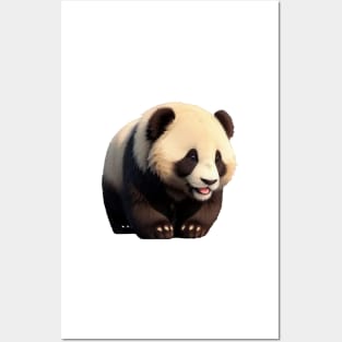 Just a Smily Baby Panda 4 Posters and Art